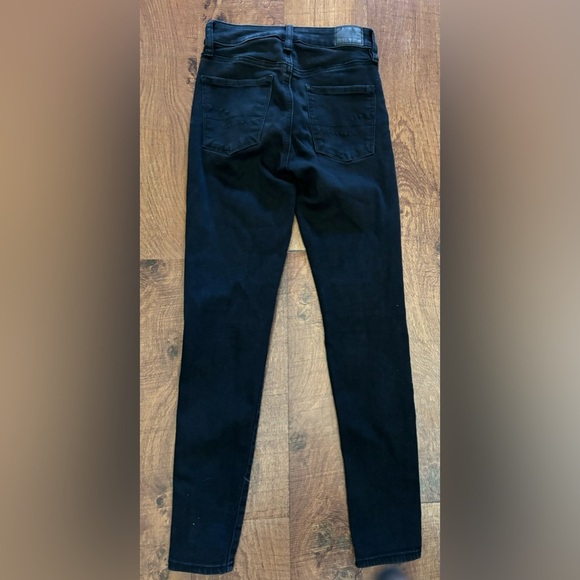 American eagle AE outfitters jean jeggings sz 0 short hi rise Next level stretch - Picture 5 of 8